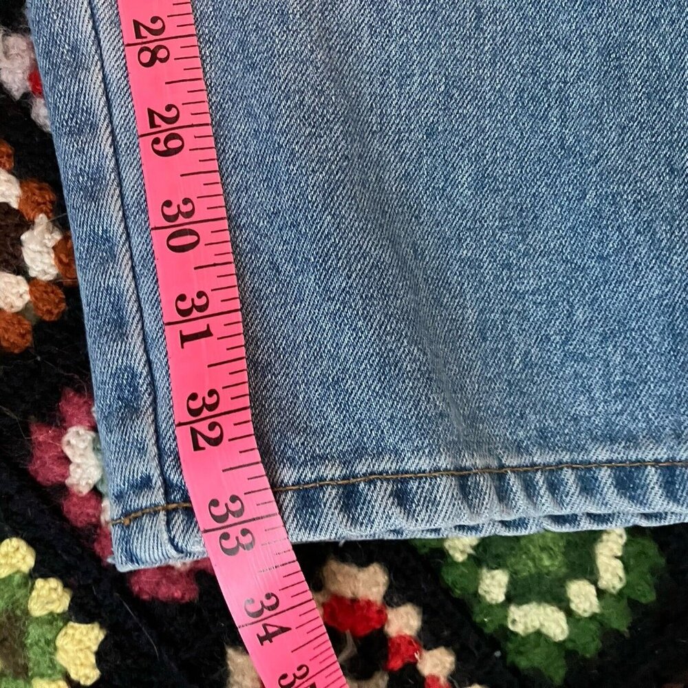 Vintage Request Jeans 2000s 90s 36" Blue Straight Leg Denim Dad Mom Y2K - Picture 9 of 10